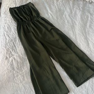 Green Romper Urban Outfitters XS